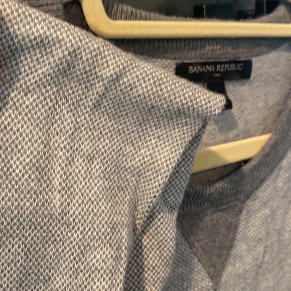 Men’s Heathered gray pattern sweater - Picture 3 of 3